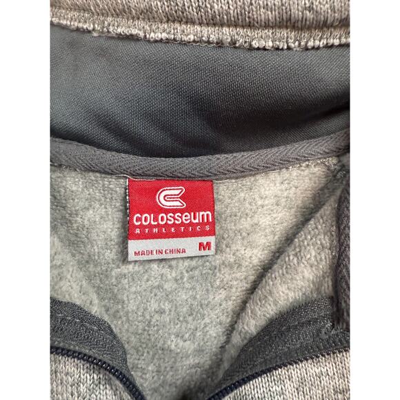 Colosseum Gray OU Oklahoma Sooners Full Zip Sweater/Jacket Sz M Women - Picture 7 of 13